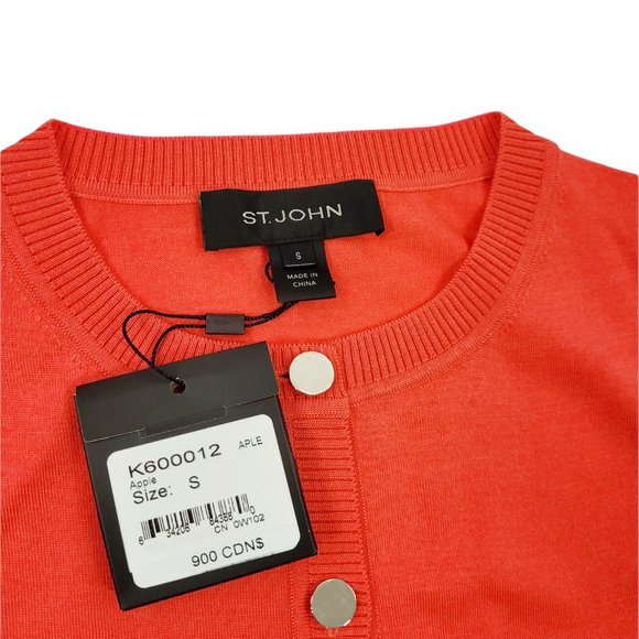 St. John Cashmere & Silk-blend Cardigan - Picture 8 of 8